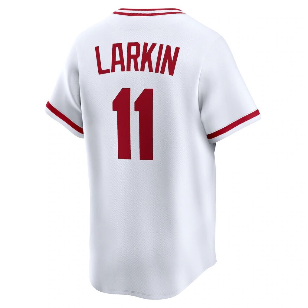 Barry Larkin Cincinnati Reds Nike Throwback Cooperstown Collection Limited Jersey