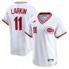 Barry Larkin Cincinnati Reds Nike Throwback Cooperstown Collection Limited Jersey - White - Front View