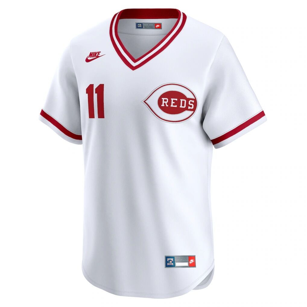 Barry Larkin Cincinnati Reds Nike Throwback Cooperstown Collection Limited Jersey