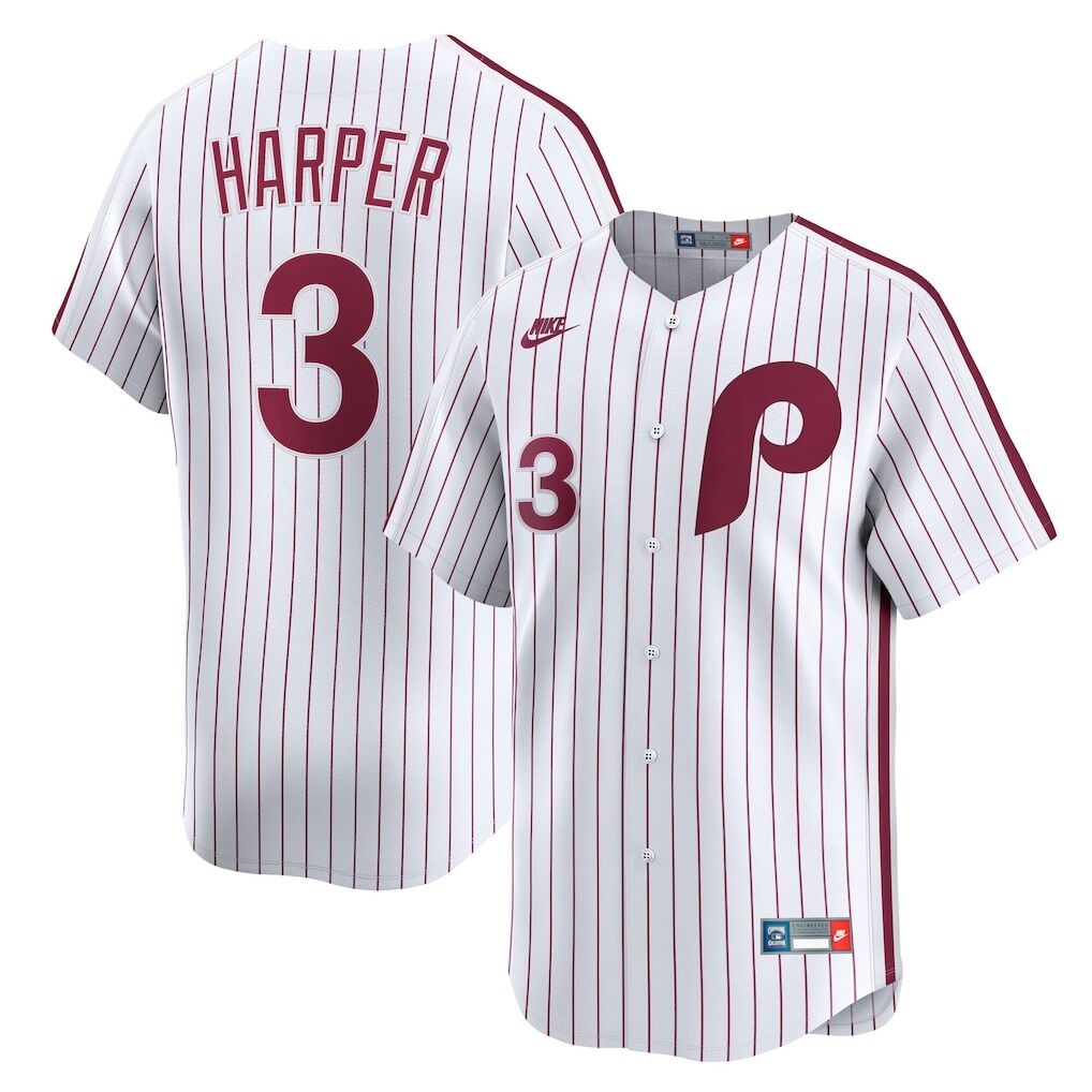 Bryce Harper Philadelphia Phillies Nike  Cooperstown Collection Limited Jersey