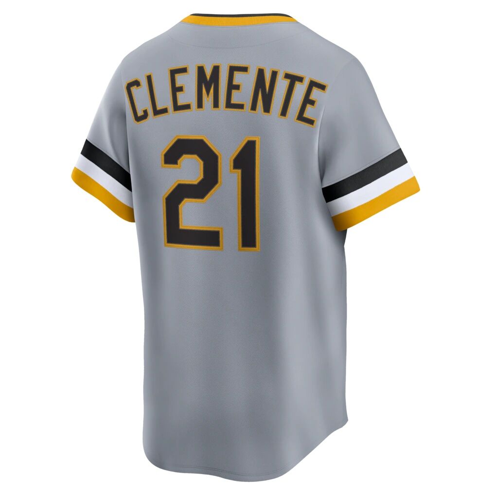 Roberto Clemente Pittsburgh Pirates Nike Throwback Cooperstown Collection Limited Jersey