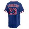 Ryne Sandberg Chicago Cubs Nike Throwback Cooperstown Collection Limited Jersey - Royal - Detail View