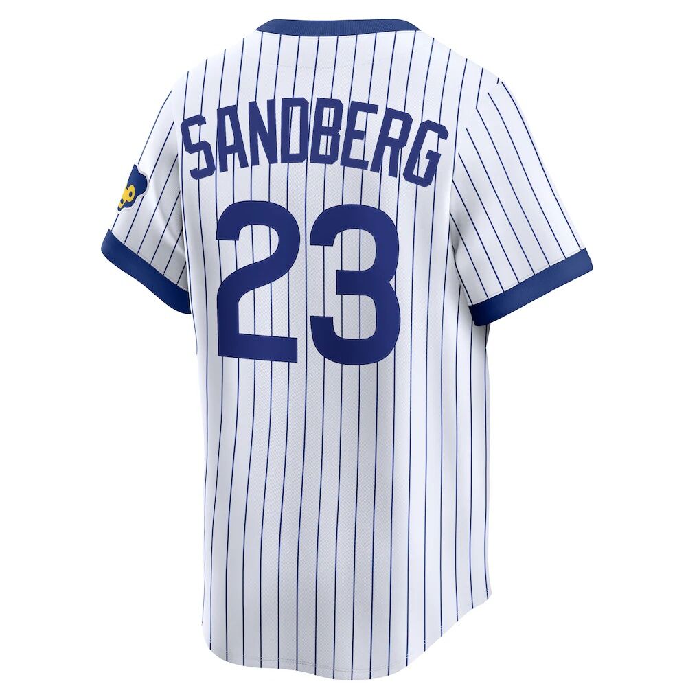 Ryne Sandberg Chicago Cubs Nike Throwback Cooperstown Collection Limited Jersey