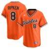 Cal Ripken Sr. Baltimore Orioles Nike Throwback Cooperstown Collection Limited Jersey - Orange - Front View