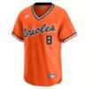 Cal Ripken Sr. Baltimore Orioles Nike Throwback Cooperstown Collection Limited Jersey - Orange - Side View