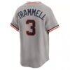 Alan Trammell Detroit Tigers Nike Cooperstown Collection Limited Jersey - Gray - Detail View
