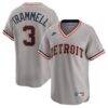 Alan Trammell Detroit Tigers Nike Cooperstown Collection Limited Jersey - Gray - Front View