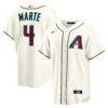 Ketel Marte Arizona Diamondbacks Nike Home Replica Jersey - Cream - Front View