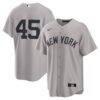 Gerrit Cole New York Yankees Nike Road Replica Jersey - Gray - Front View