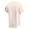 Houston Astros Nike Cooperstown Collection Limited Jersey - Cream - Detail View