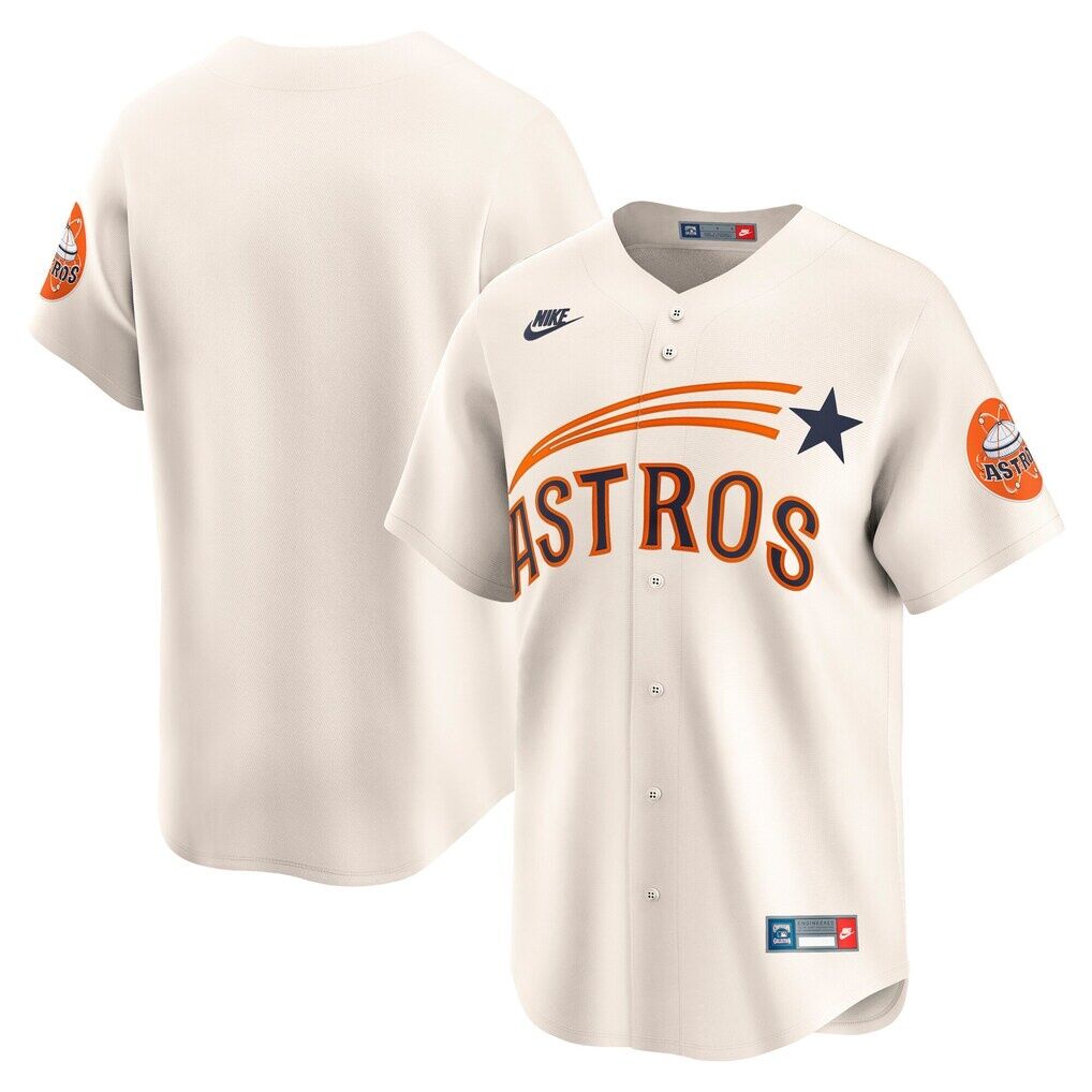 Houston Astros Nike Cooperstown Collection Limited Jersey