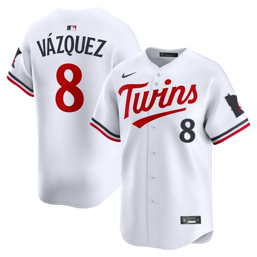 Christian Vázquez Minnesota Twins Nike Home Limited Jersey