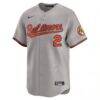 Gunnar Henderson Baltimore Orioles Nike Road Limited Player Jersey - Gray - Side View