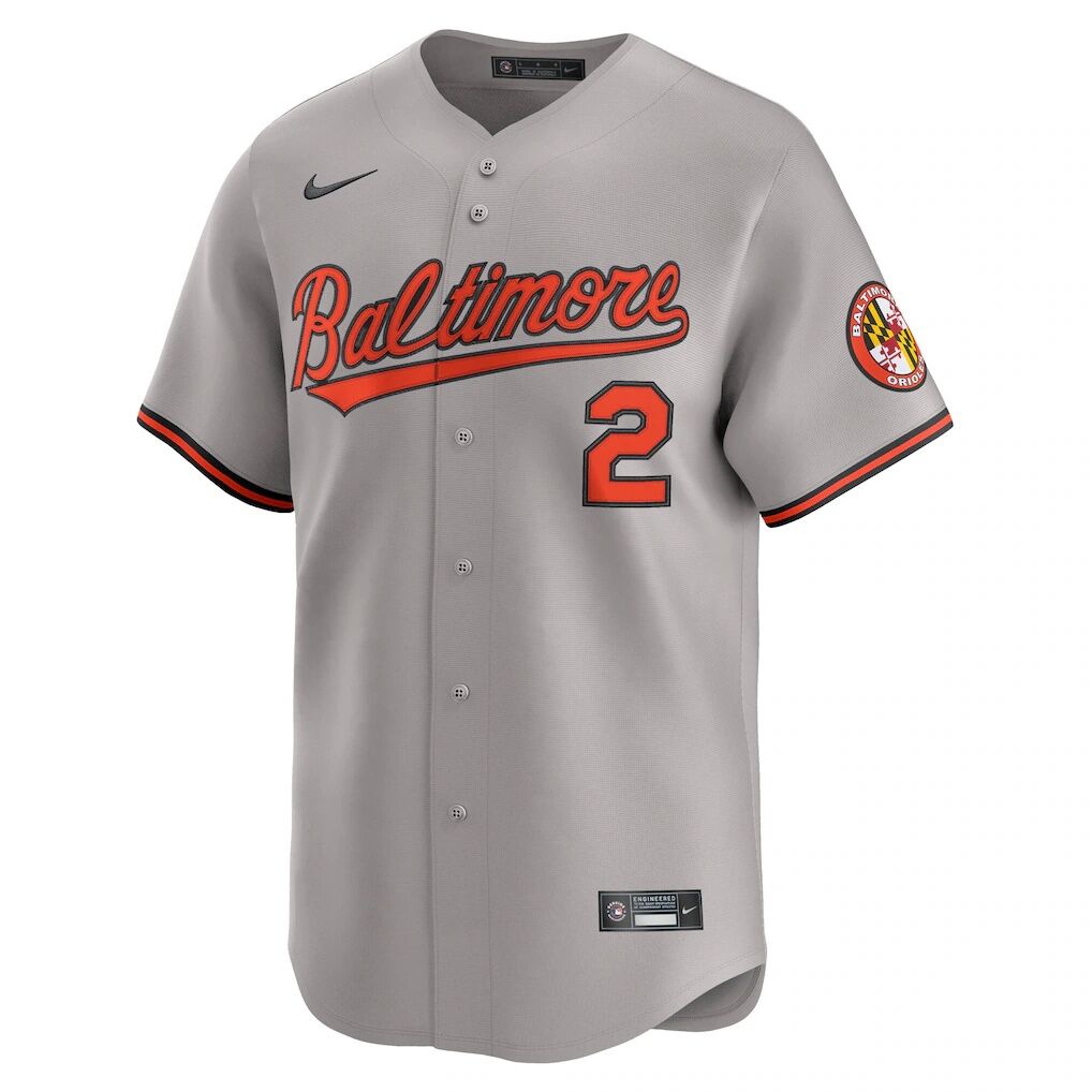 Gunnar Henderson Baltimore Orioles Nike Road Limited Player Jersey