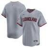 Cleveland Guardians Nike Road Limited Jersey - Gray - Front View