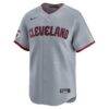 Cleveland Guardians Nike Road Limited Jersey - Gray - Side View
