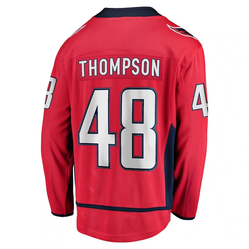 Logan Thompson Washington Capitals Fashion7 Home Premier Breakaway Player Jersey