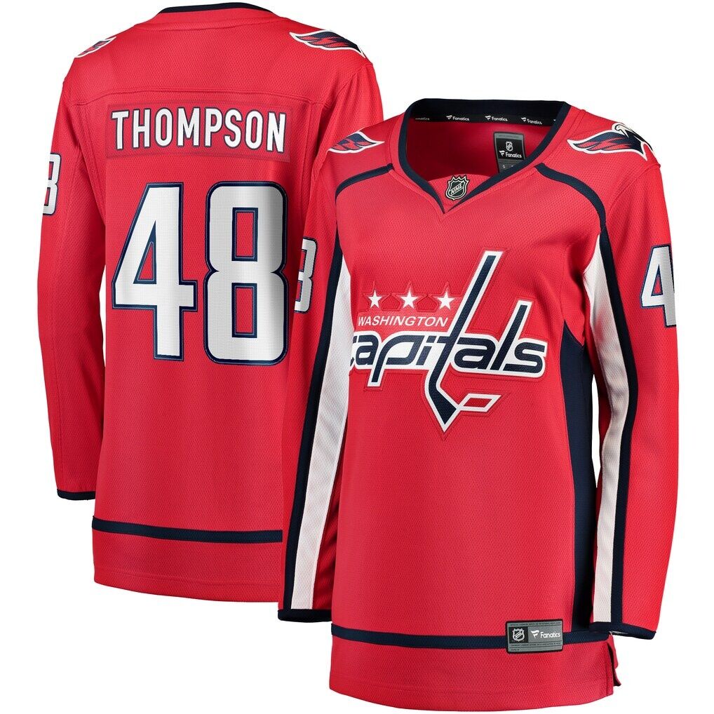 Logan Thompson Washington Capitals Fashion7 Women's Home  Breakaway Jersey