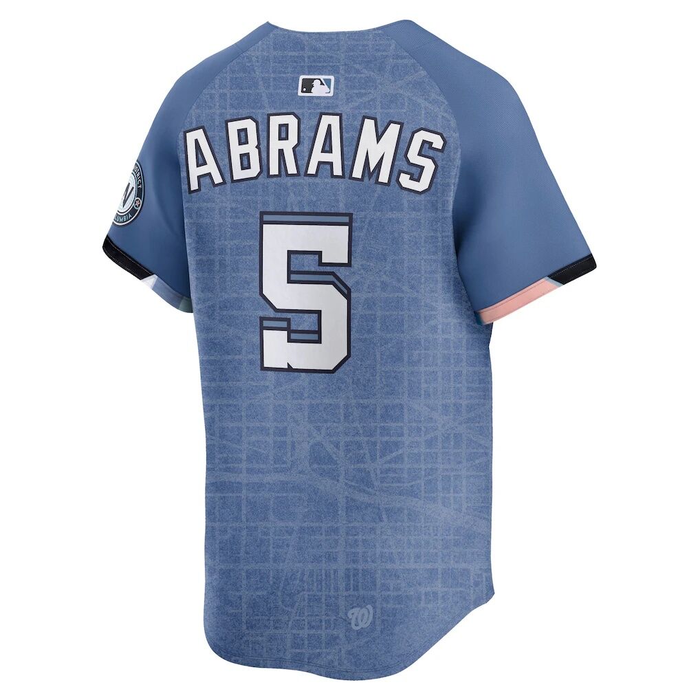 CJ Abrams Washington Nationals Nike 2025 City Connect Limited Jersey
