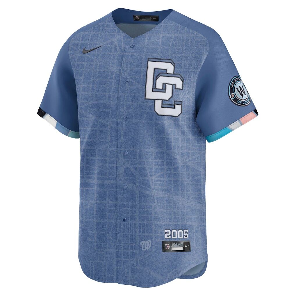 CJ Abrams Washington Nationals Nike 2025 City Connect Limited Jersey