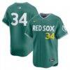 David Ortiz Boston Red Sox Nike 2025 City Connect Limited Retired Player Jersey - Green - Front View