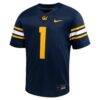 #1 Cal Bears Nike Youth Untouchable Football Jersey - Navy - Side View
