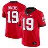 Brock Bowers Georgia Bulldogs Nike Alumni Player Game Jersey - Red - Front View
