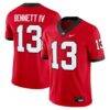 Stetson Bennett Georgia Bulldogs Nike Player Game Jersey - Red - Front View