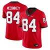 Ladd McConkey Georgia Bulldogs Nike Player Game Jersey - Red - Front View