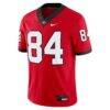 Ladd McConkey Georgia Bulldogs Nike Player Game Jersey - Red - Side View
