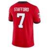 Matthew Stafford Georgia Bulldogs Nike Player Game Jersey - Red - Detail View