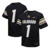 #1 Colorado Buffaloes Nike Preschool Throwback Untouchable Football Jersey - Black - Front View