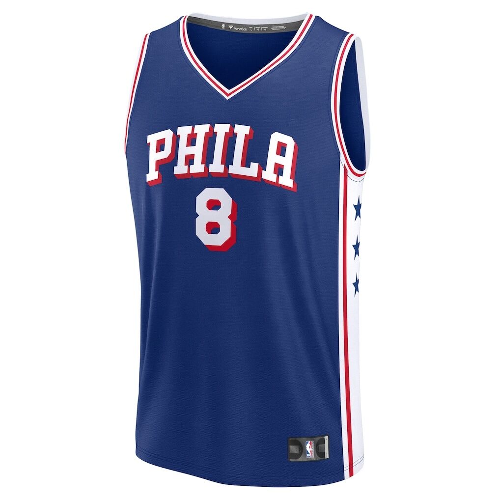 Paul George Philadelphia 76ers Fashion7 Fast Break Replica Player Jersey – Icon Edition – Royal