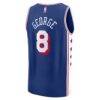 Paul George Philadelphia 76ers Fashion7 Fast Break Replica Player Jersey - Icon Edition - - Detail View