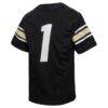 #1 Colorado Buffaloes Nike Toddler Throwback Untouchable Replica Football Jersey - Black - Detail View