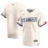 Los Angeles Dodgers Nike City Connect Limited Jersey - Cream - Front View