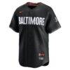 Baltimore Orioles Nike City Connect Limited Jersey - Black - Side View