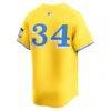David Ortiz Boston Red Sox Nike Alternate 3 Limited Jersey - Yellow - Detail View