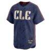 José Ramírez Cleveland Guardians Nike City Connect Limited Player Jersey - Navy - Side View