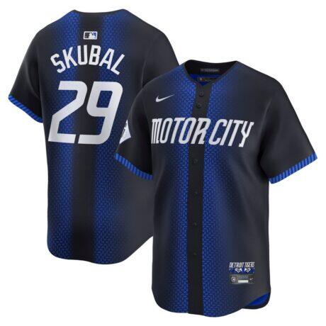 Tarik Skubal Detroit Tigers Nike City Connect Limited Jersey - Navy - Front View