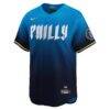 Bryce Harper Philadelphia Phillies Nike City Connect Limited Jersey - Blue - Side View