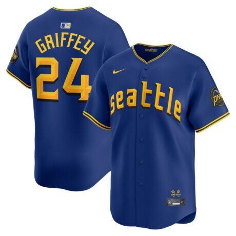 Ken Griffey Jr. Seattle Mariners Nike City Connect Retired Limited Player Jersey - - Front View