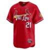 Lars Nootbaar St. Louis Cardinals Nike City Connect Limited Jersey - Red - Side View