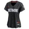 Baltimore Orioles Nike Women's City Connect Limited Jersey - Black - Side View