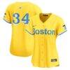 David Ortiz Boston Red Sox Nike Women's City Connect Limited Jersey - Gold - Front View