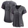 Francisco Lindor New York Mets Nike Women's City Connect Limited Jersey - Gray - Front View