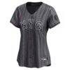 Francisco Lindor New York Mets Nike Women's City Connect Limited Jersey - Gray - Side View