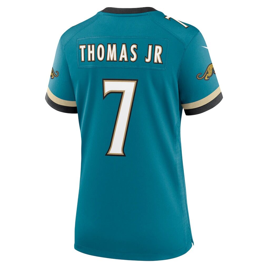Brian Thomas Jr. Jacksonville Jaguars Nike Women's Prowler Throwback Game Jersey