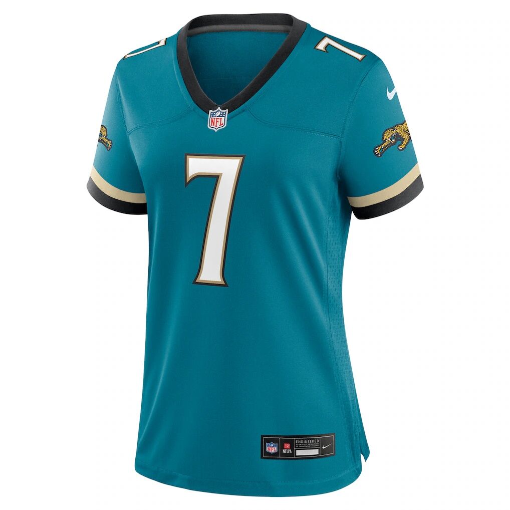 Brian Thomas Jr. Jacksonville Jaguars Nike Women's Prowler Throwback Game Jersey