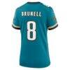 Mark Brunell Jacksonville Jaguars Nike Women's Prowler Throwback Retired Player Game Jersey - Teal - Detail View